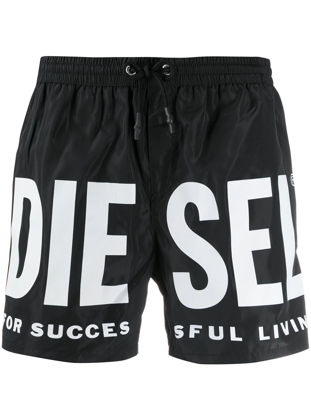 logo print swim shorts - 1