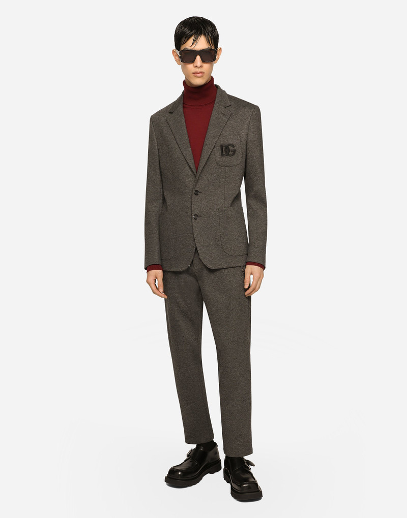 Dolce & Gabbana Wool turtle-neck sweater with branded tag outlook