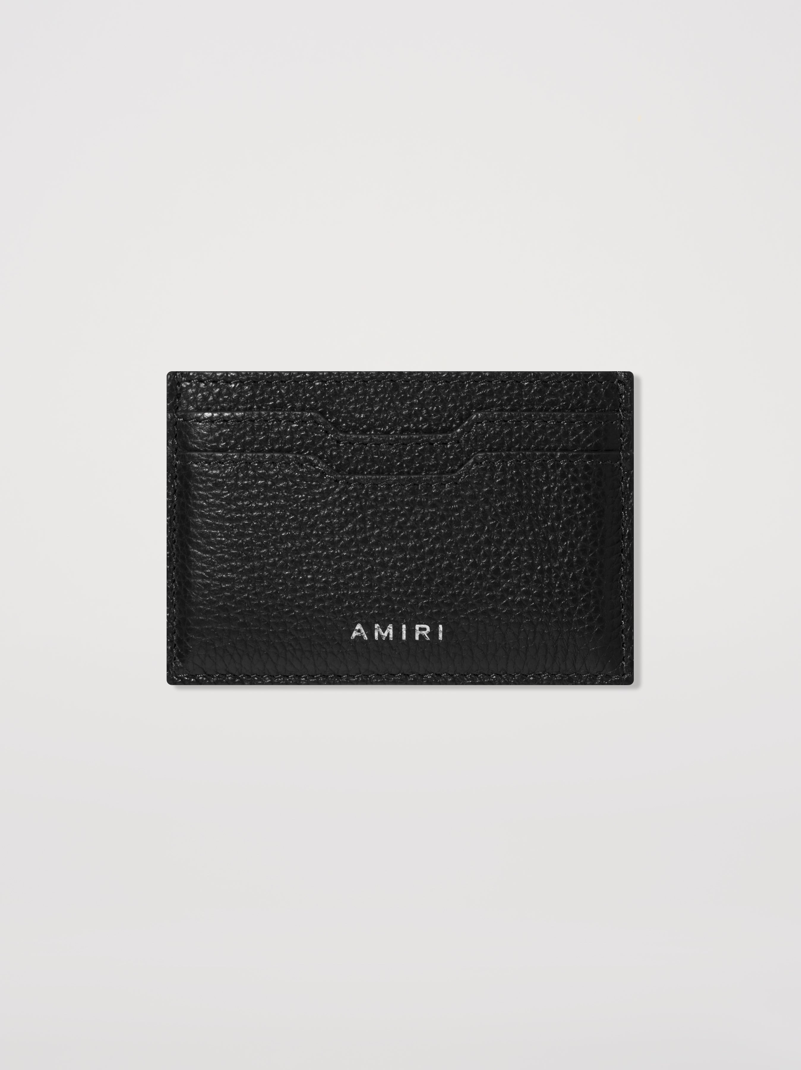 ICONIC EMBOSSED LEATHER CARD HOLDER - 1