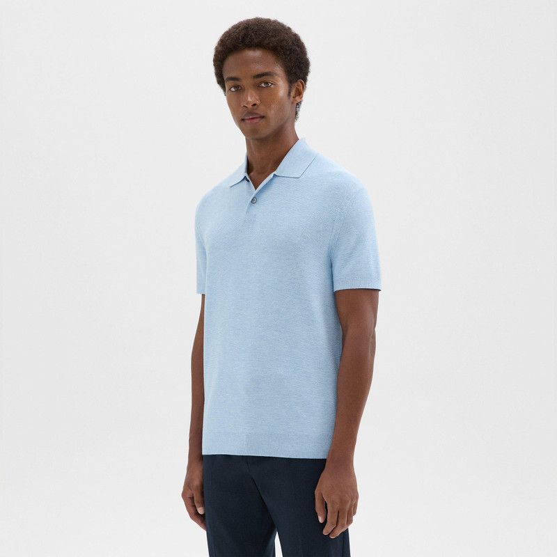 Goris Polo Shirt in Piqué Light Bilen 3