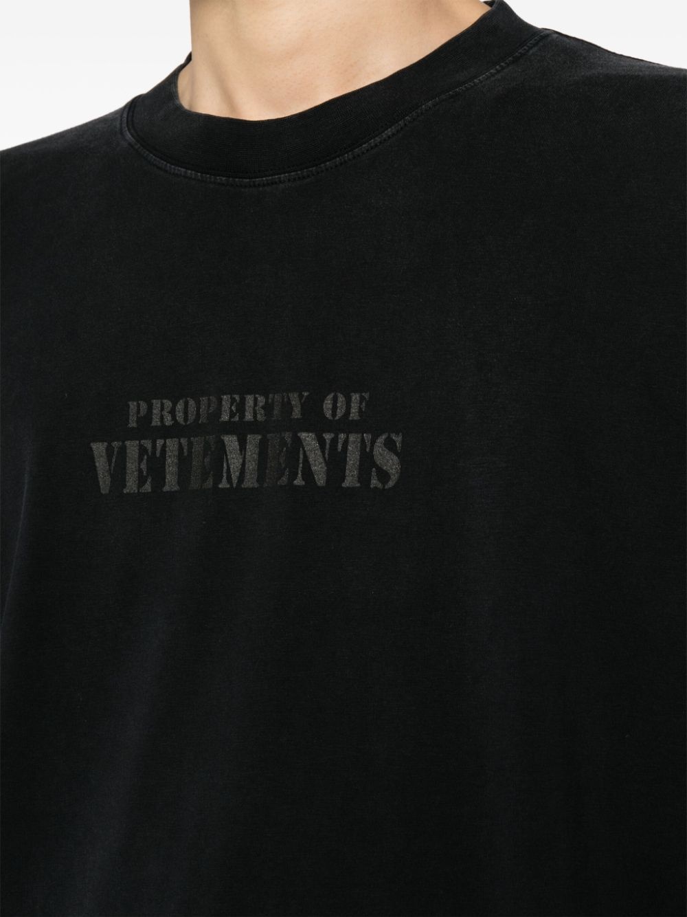 logo-print cotton T-shirt - 6