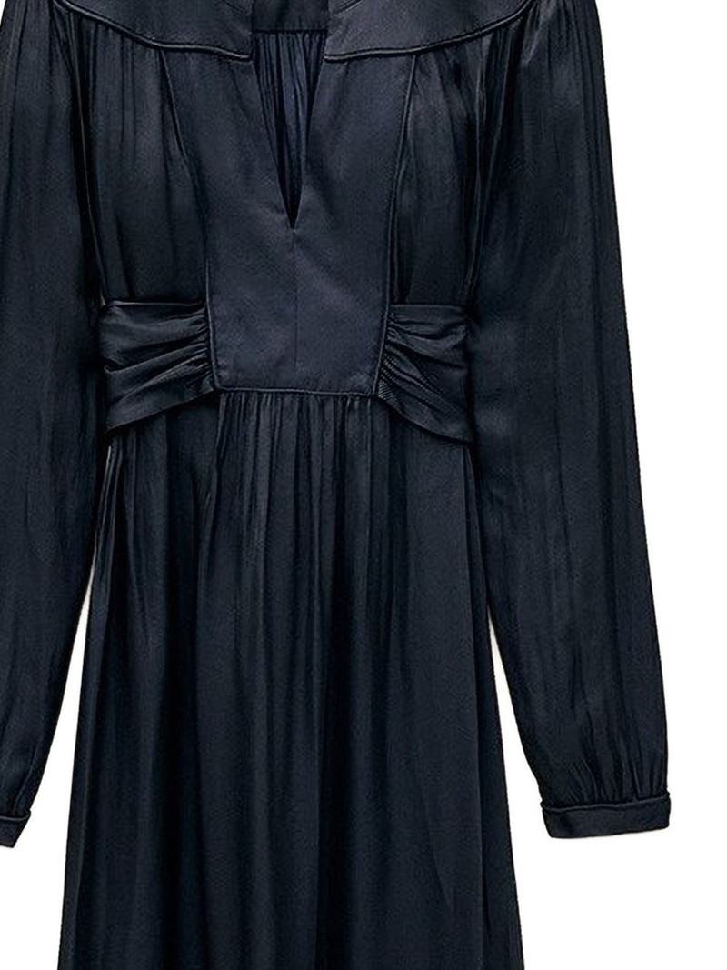 ba&sh gathered V-neck maxi dress outlook