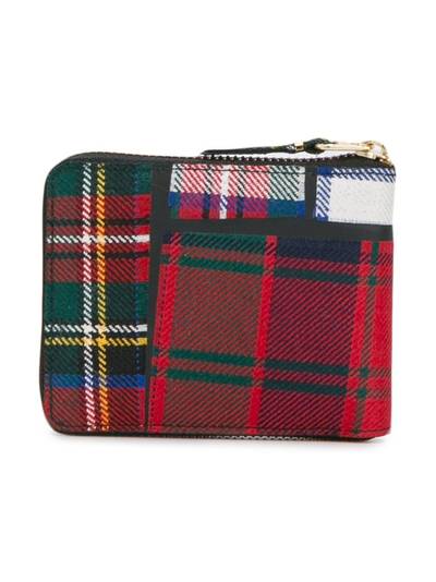 Comme Des Garçons Large Red Tartan Wallet outlook