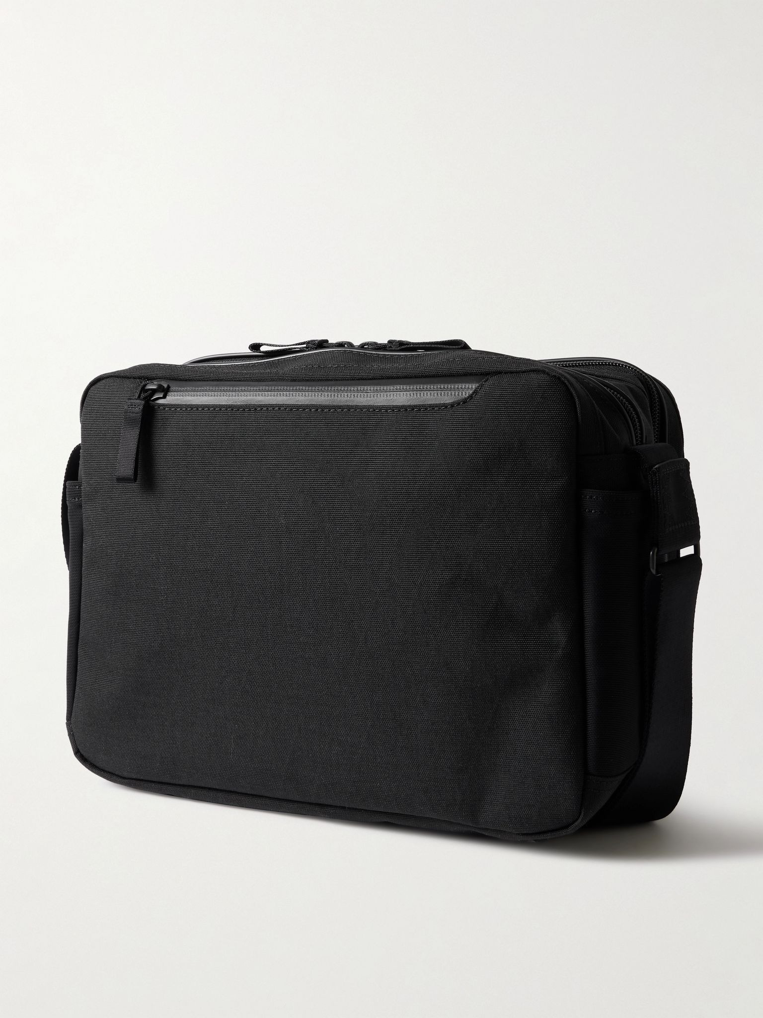 Hybrid Cordura® Nylon Messenger Bag Black - 3