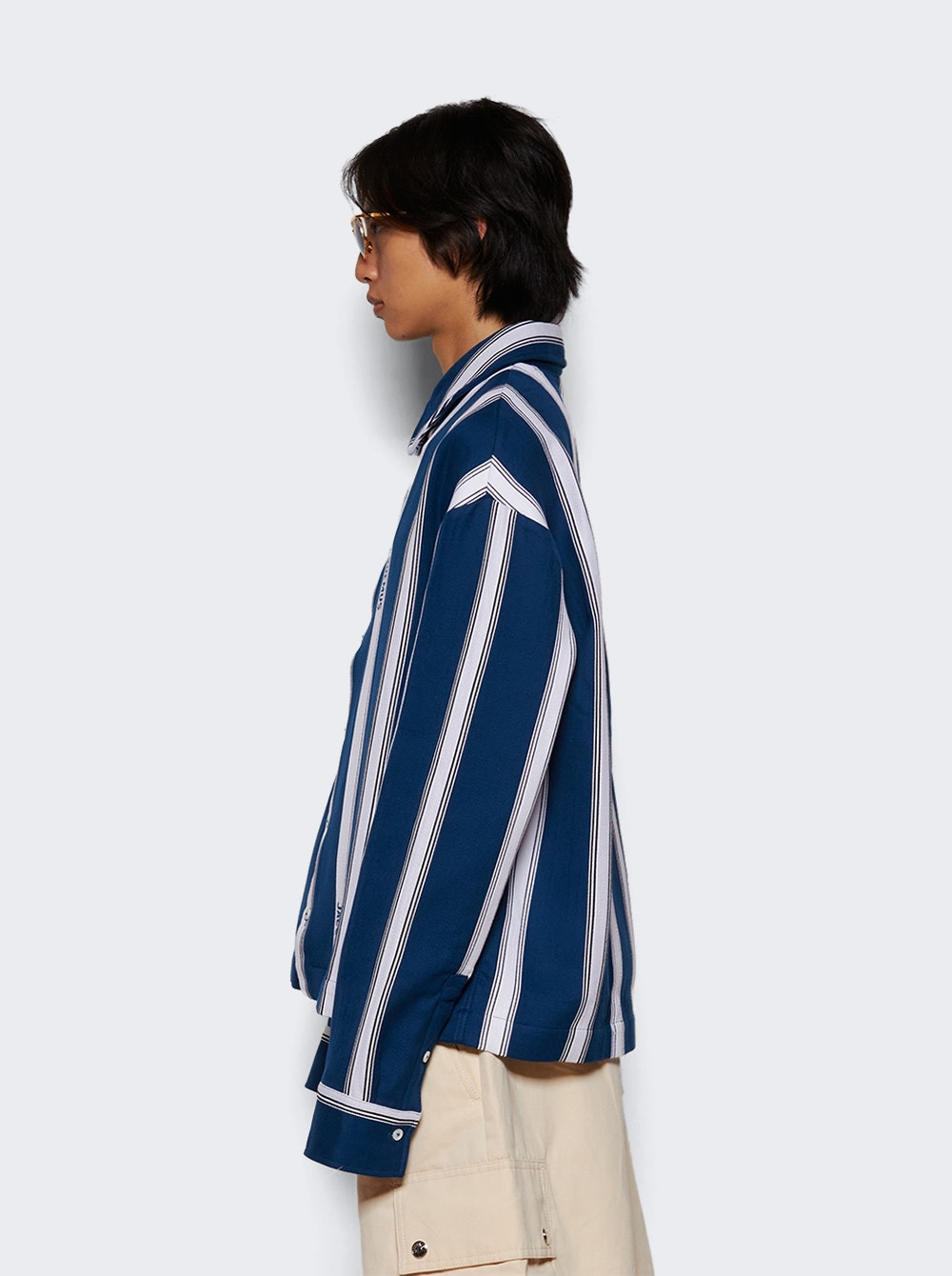 La Chemise Papier Shirt Blue Stripe - 4