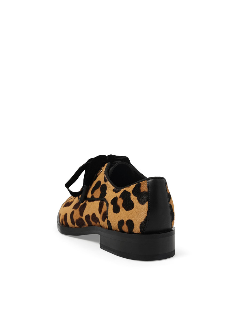 Lanvin Eyelet Derby in Natural outlook