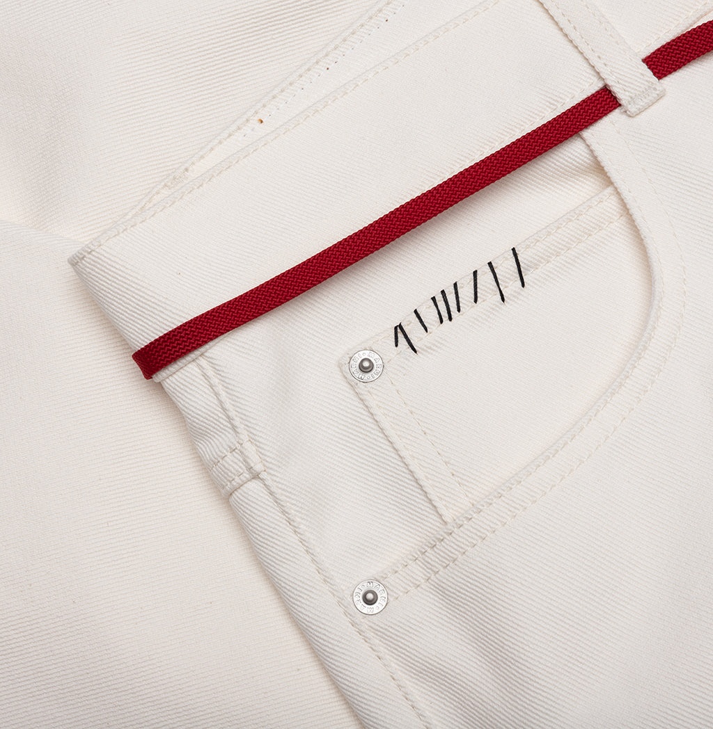 DRAWSTRING TROUSERS - LILY WHITE - 3