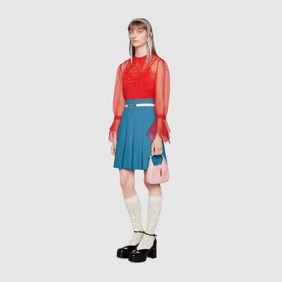 GUCCI Short pleated skirt outlook