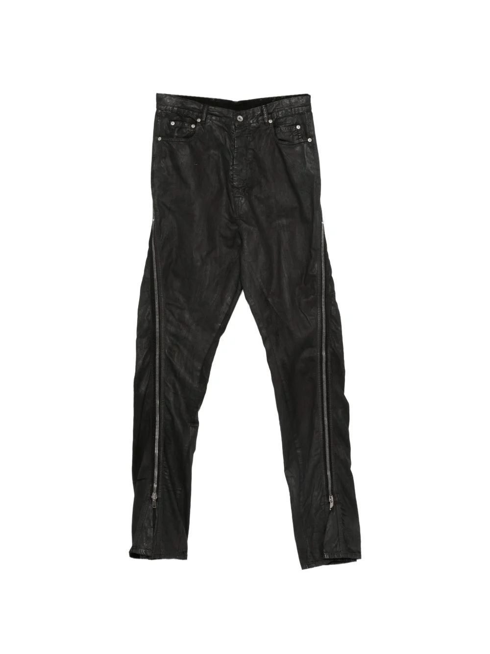 zip-detail jeans - 1