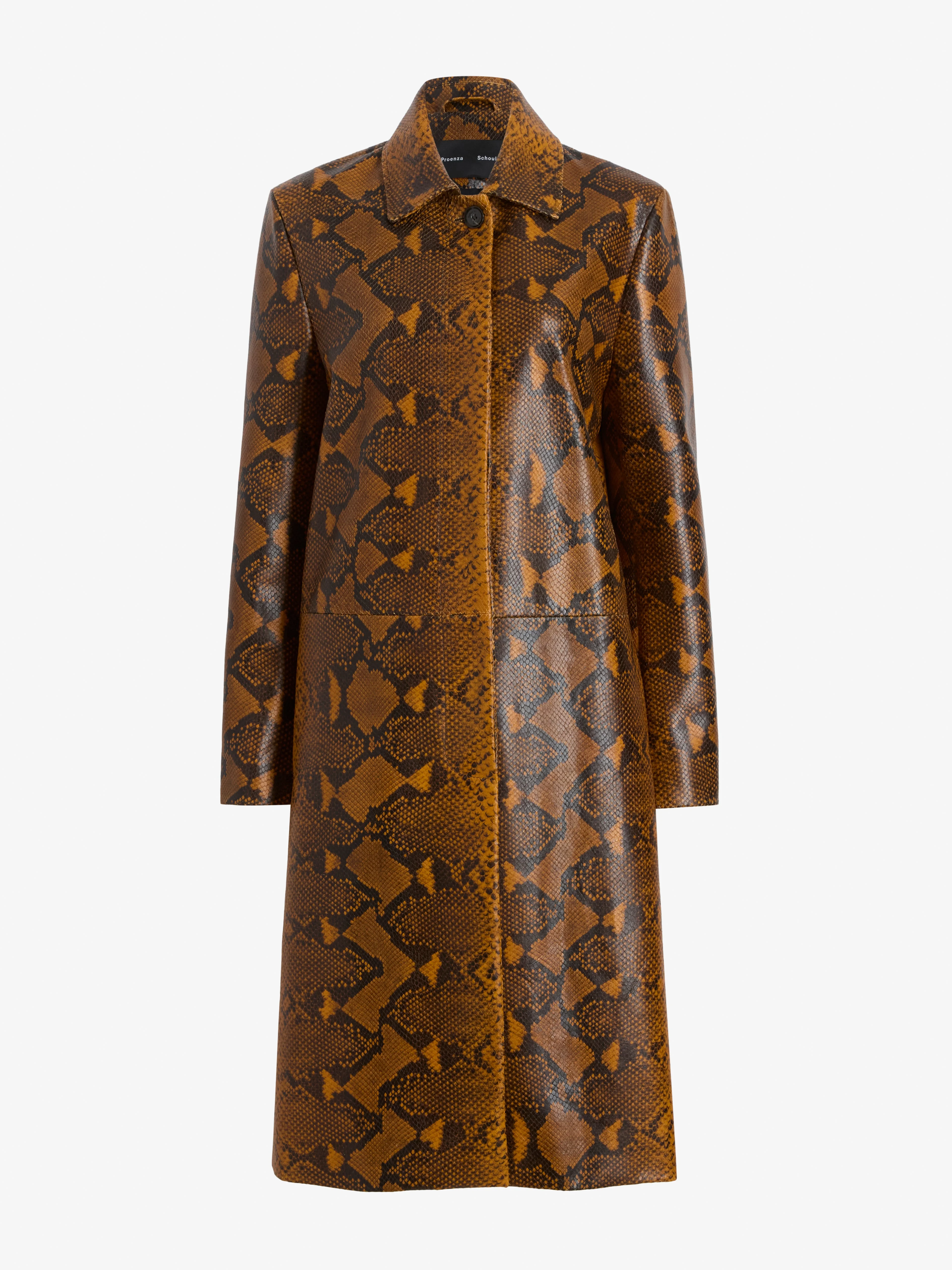 Leticia Coat in Python Print - 1