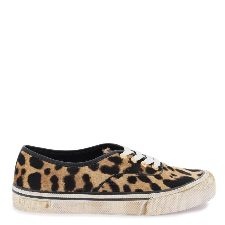 Bally - Bally Lyder Leopart Print Low-Top Sneakers - 1