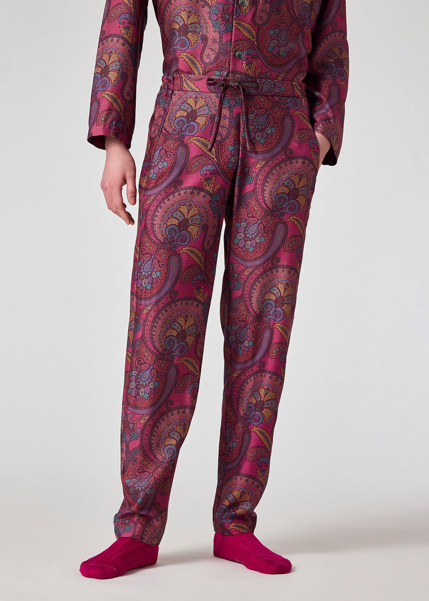Daniel Hanson For Paul Smith - Paisley Silk Pyjama Trousers - 3