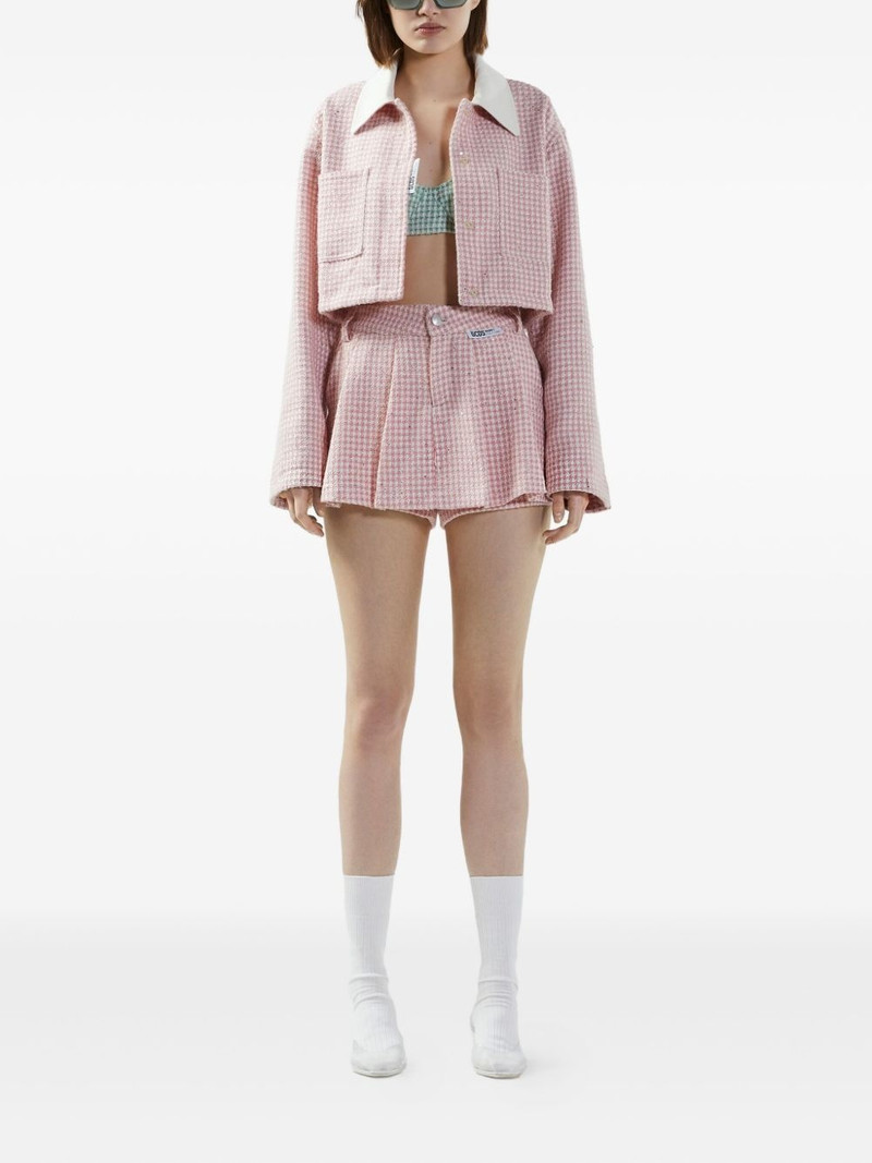 GCDS pleated mini skirt outlook