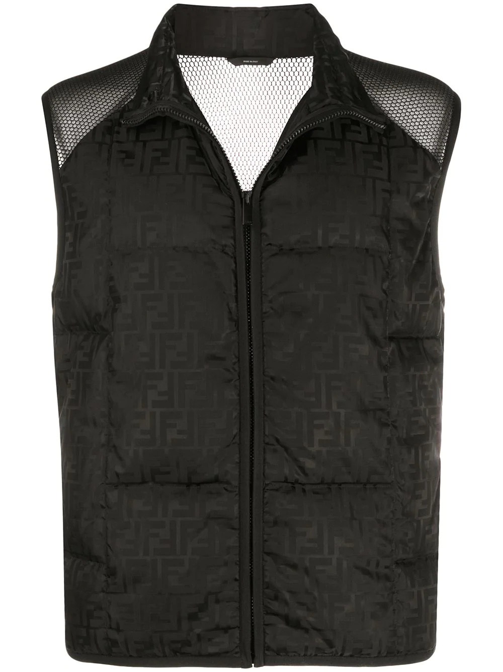 motif print gilet - 1