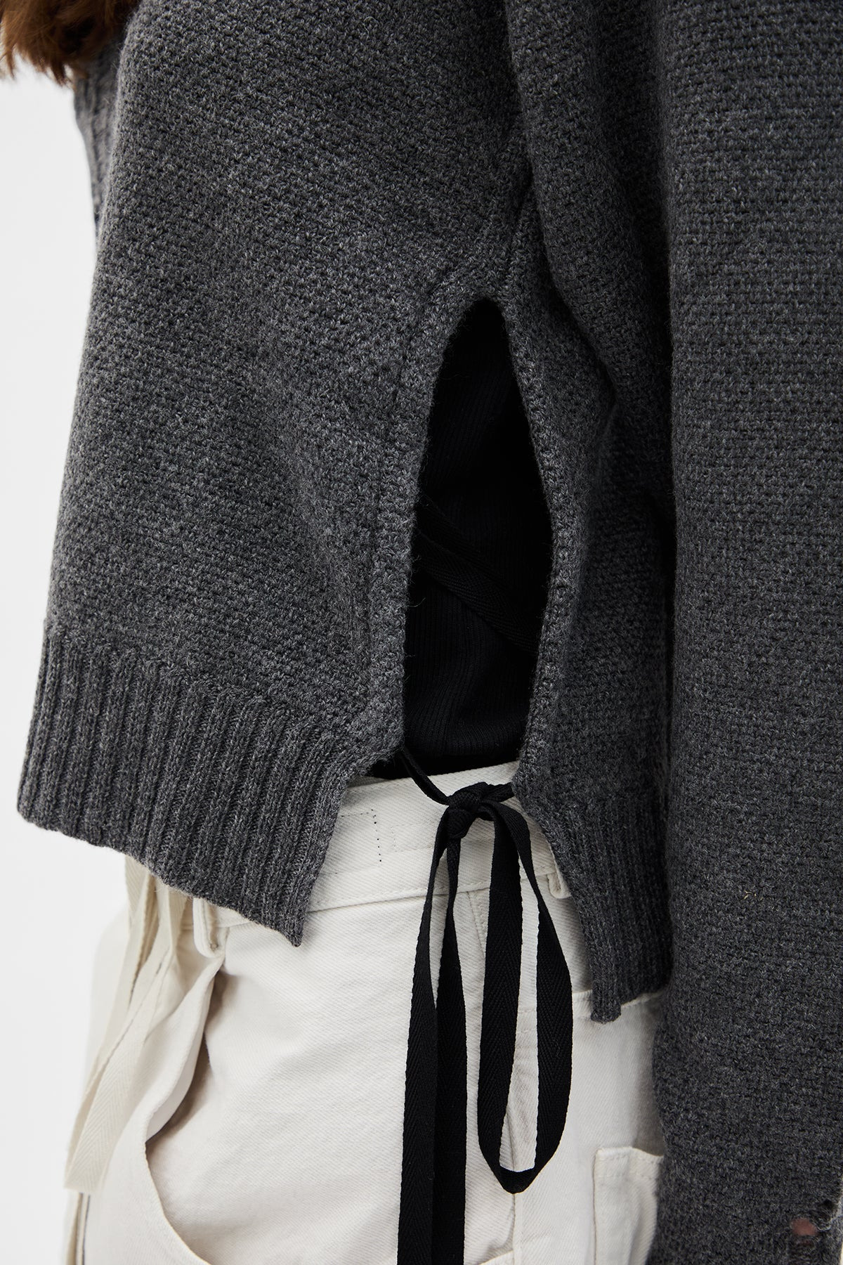 Gabriela Destroyed Seed Stitch Sweater - 10