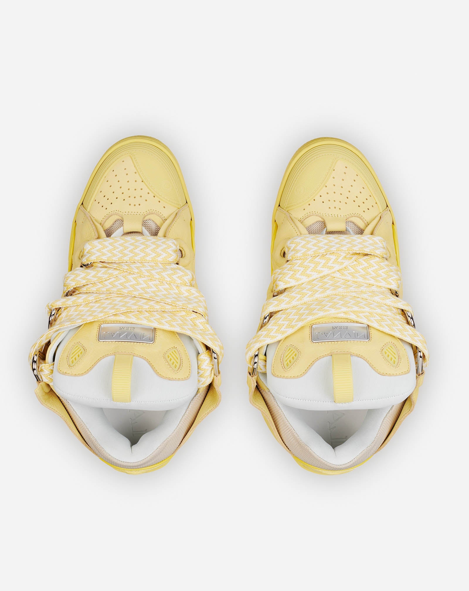 LEATHER CURB SNEAKERS - 3
