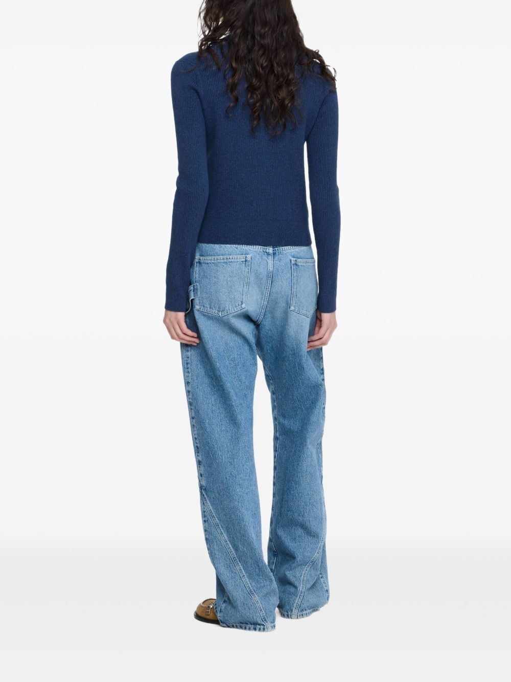 zip-up cardigan - 3
