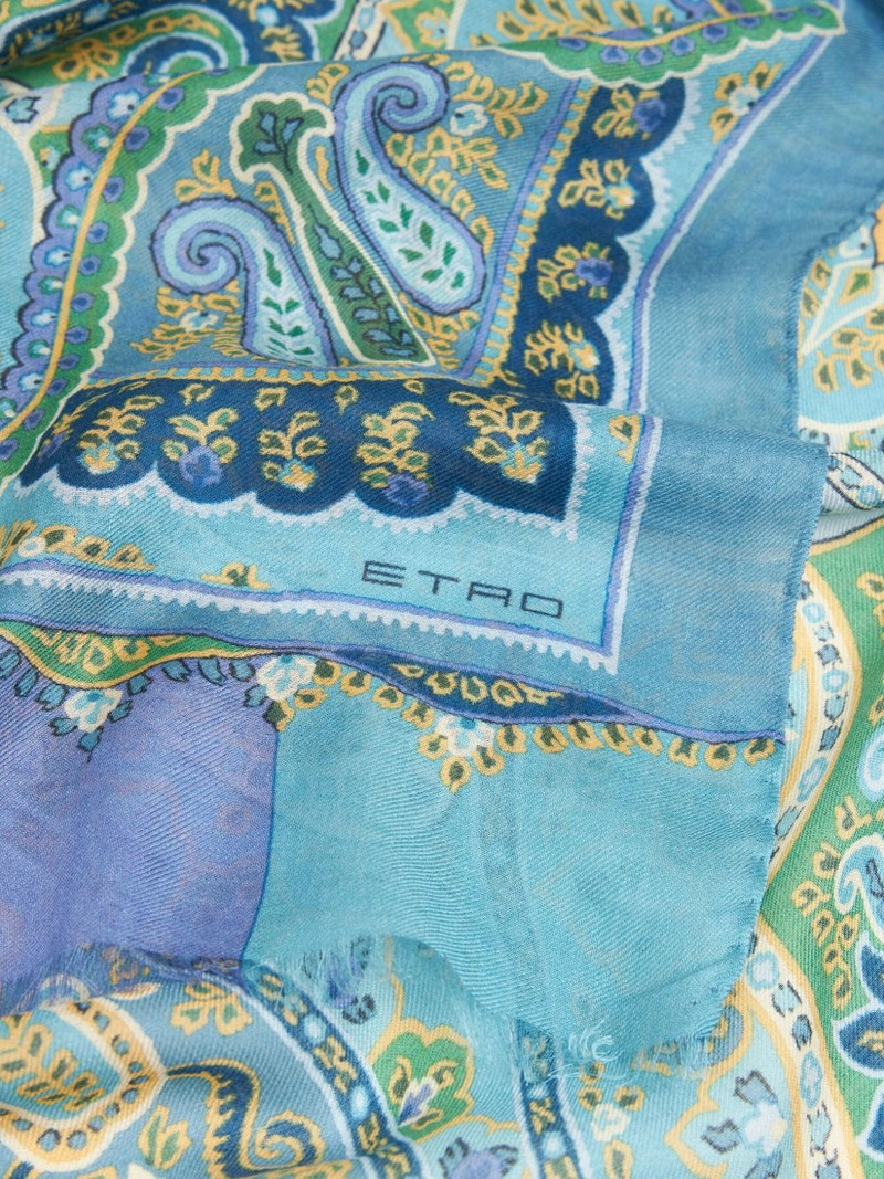 Etro paisley-print scarf outlook