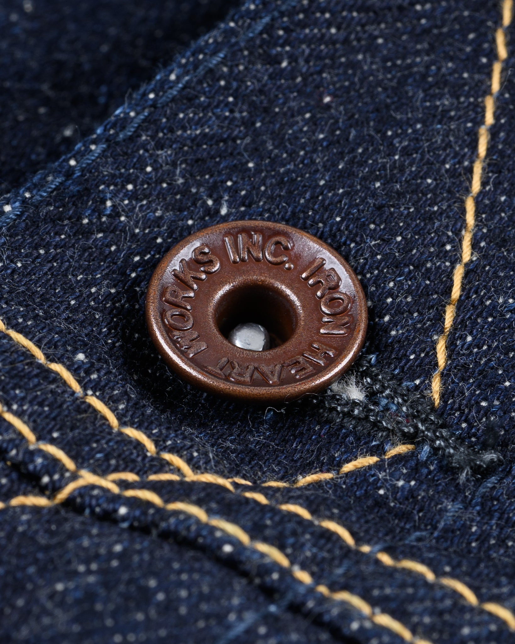 IH-101J-SR 18oz Selvedge Denim Storm Rider Jacket - Indigo - 13