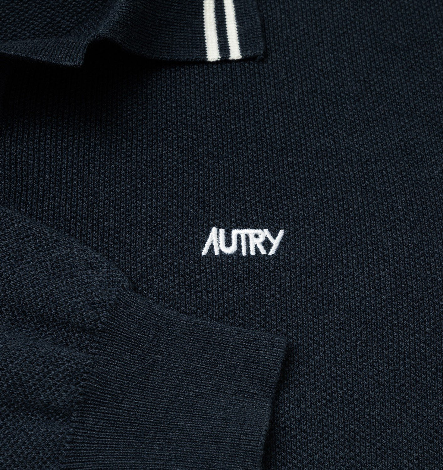 UNISEX KNIT WOOL POLO - 6