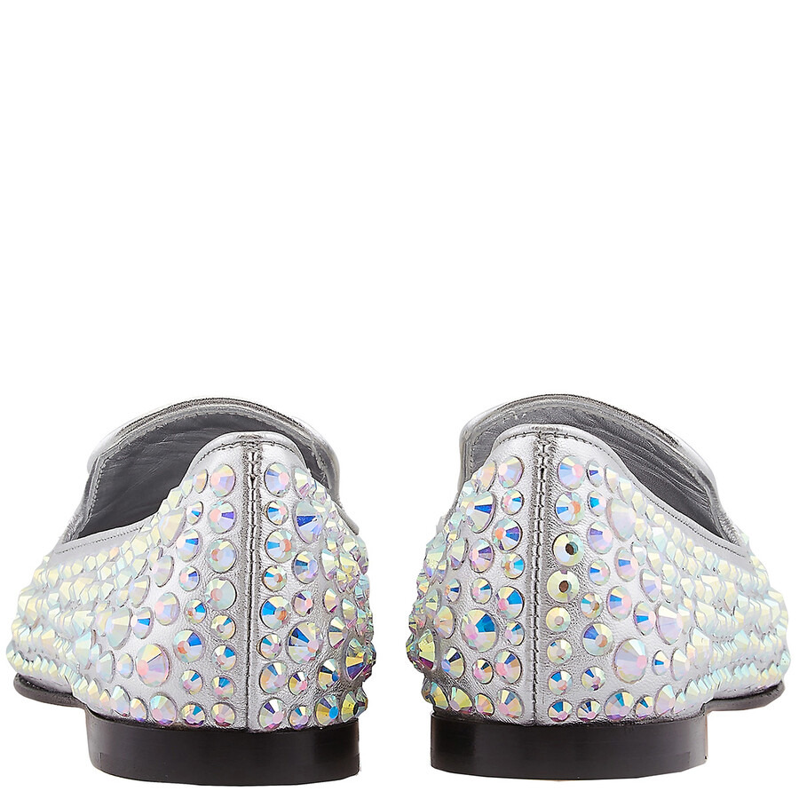 Giuseppe Zanotti Rhinestone Embellised Loafers - 4