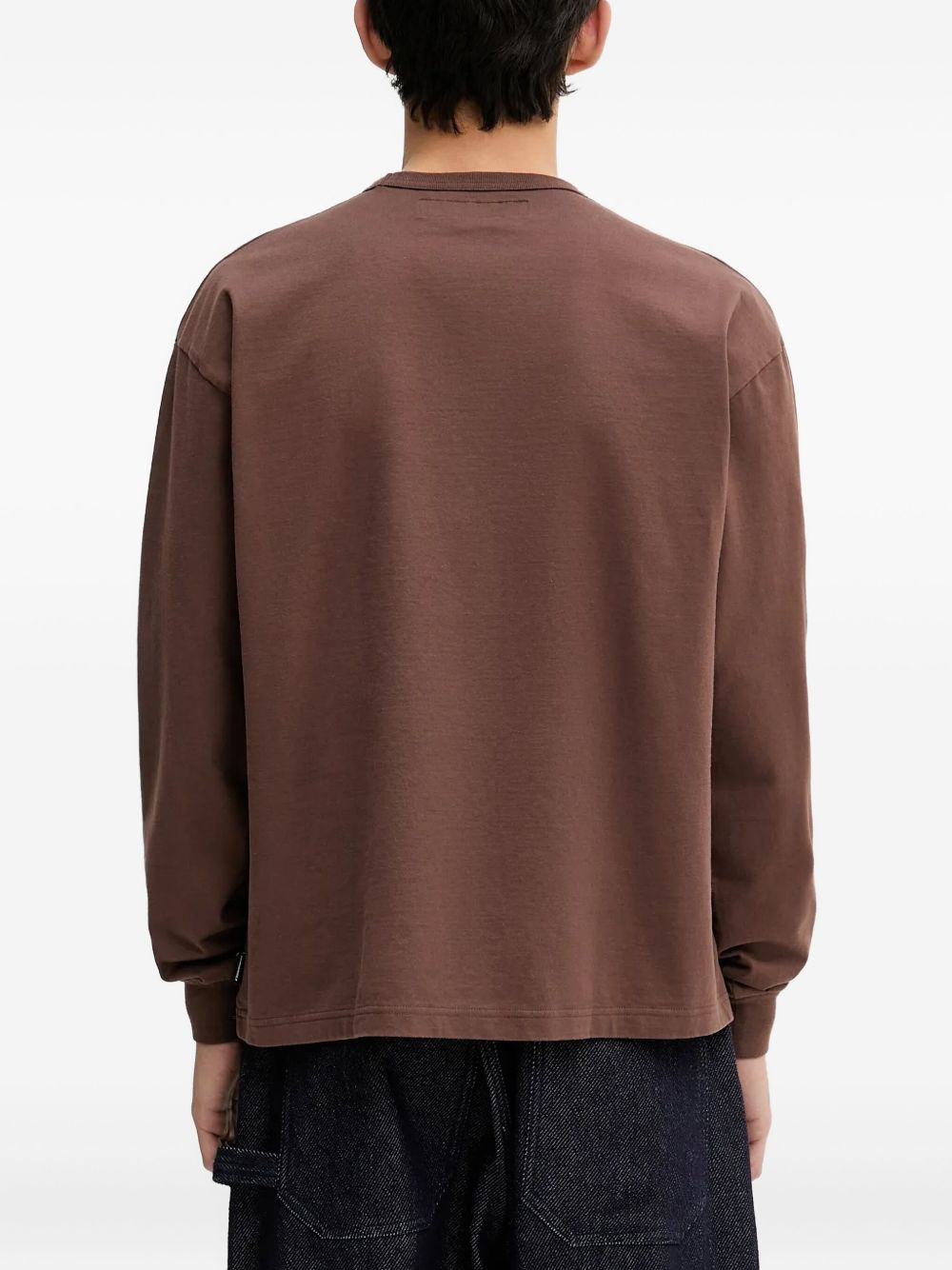 logo-print long-sleeve sweatshirt - 4