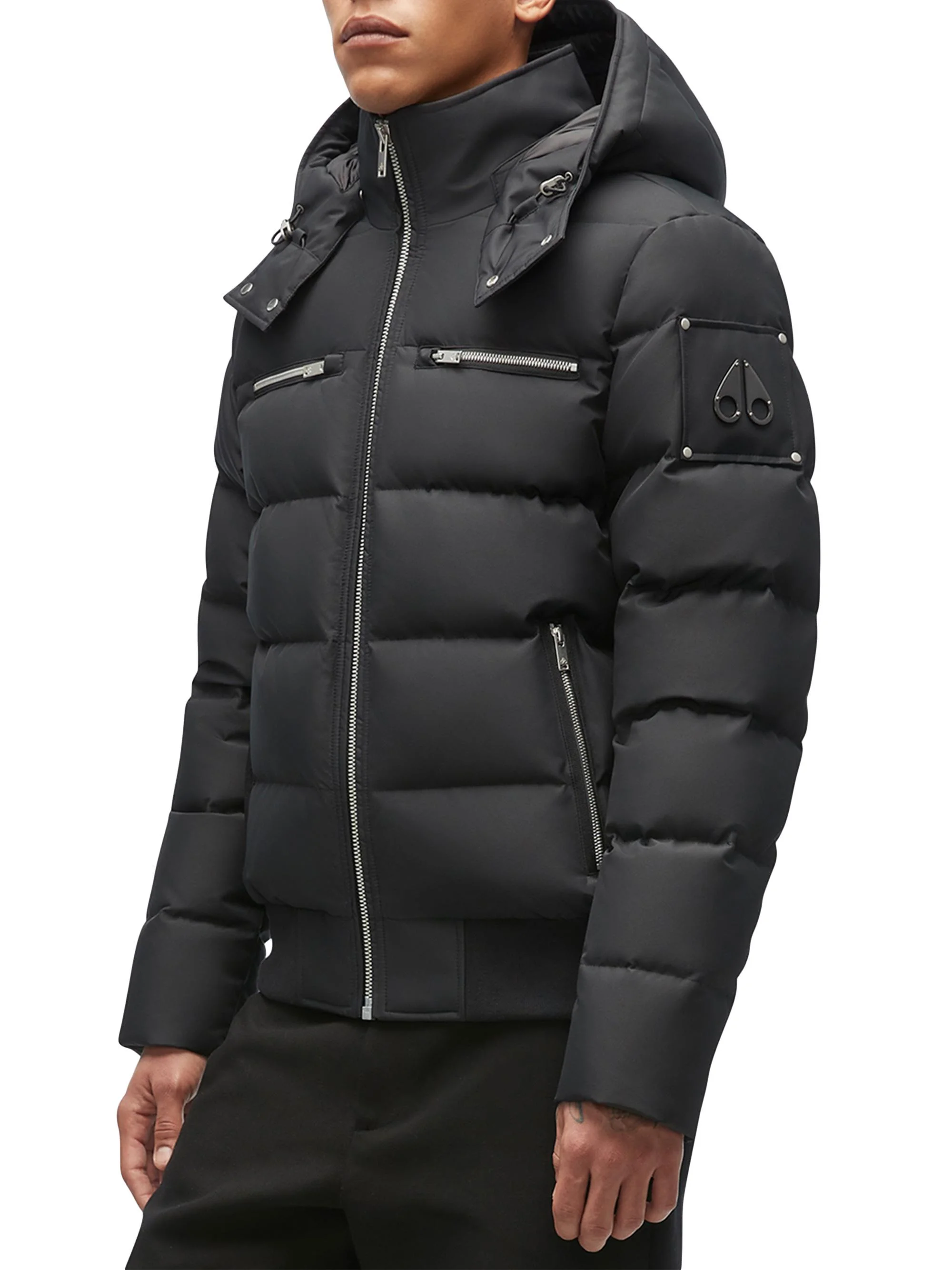Men's Cloud Quilted Boerum Bomber - Black - 1