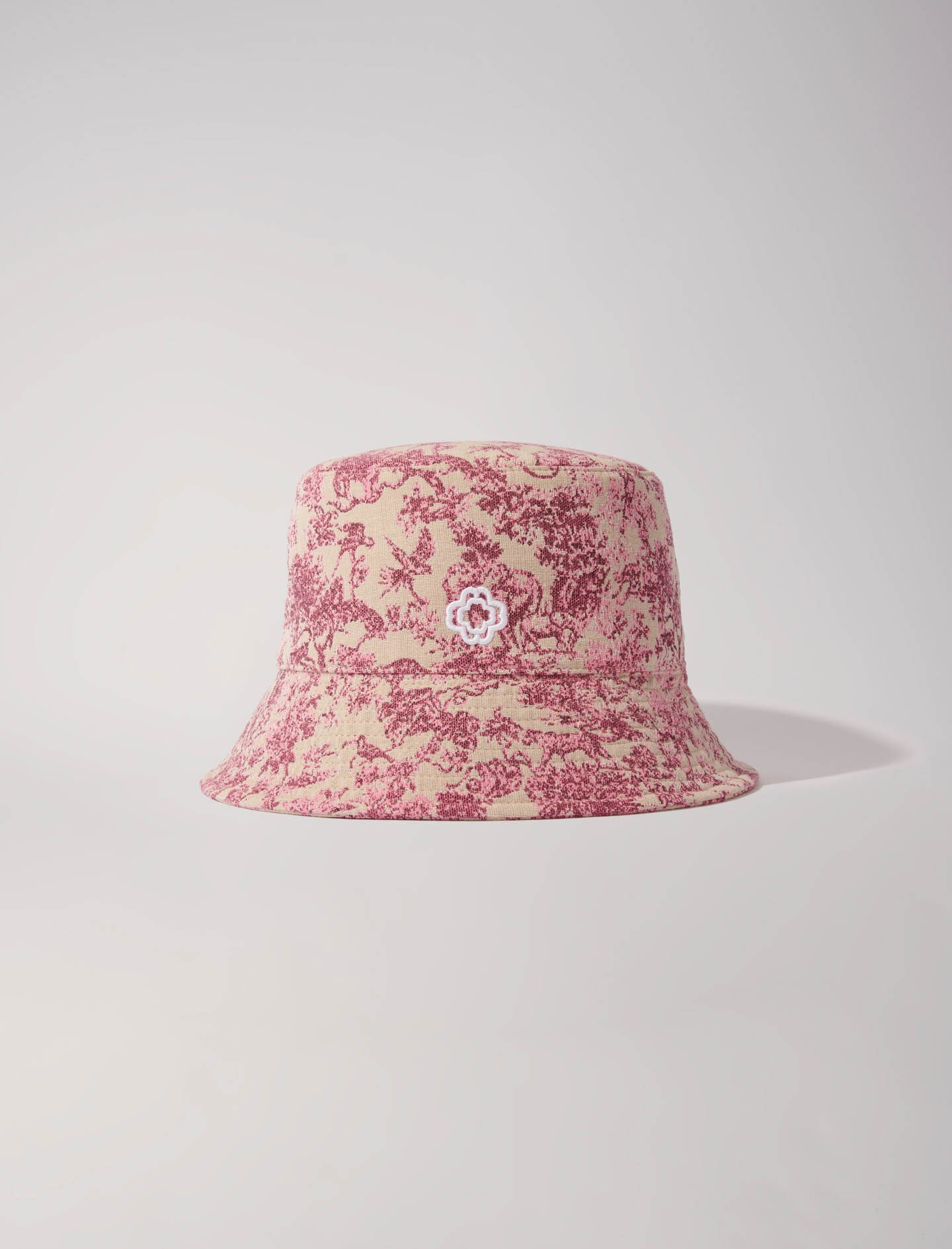 Patterned cotton bucket hat - 1