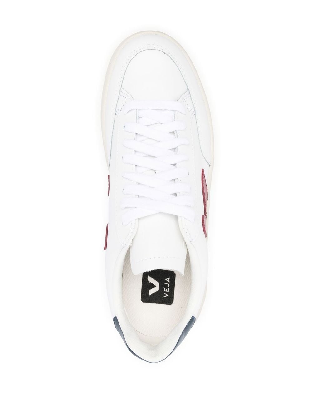 logo-patch lace-up sneakers - 4