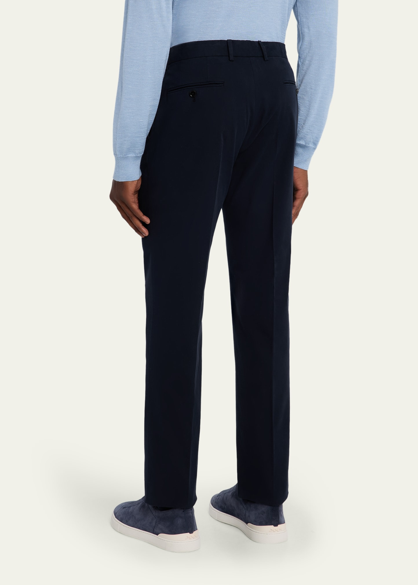Men's Slim Flat-Front Pants - 3