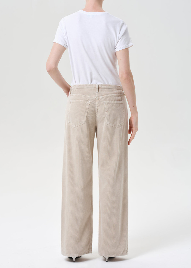 AGOLDE KEIRA JEAN (CORDUROY) IN RICE GRASS outlook
