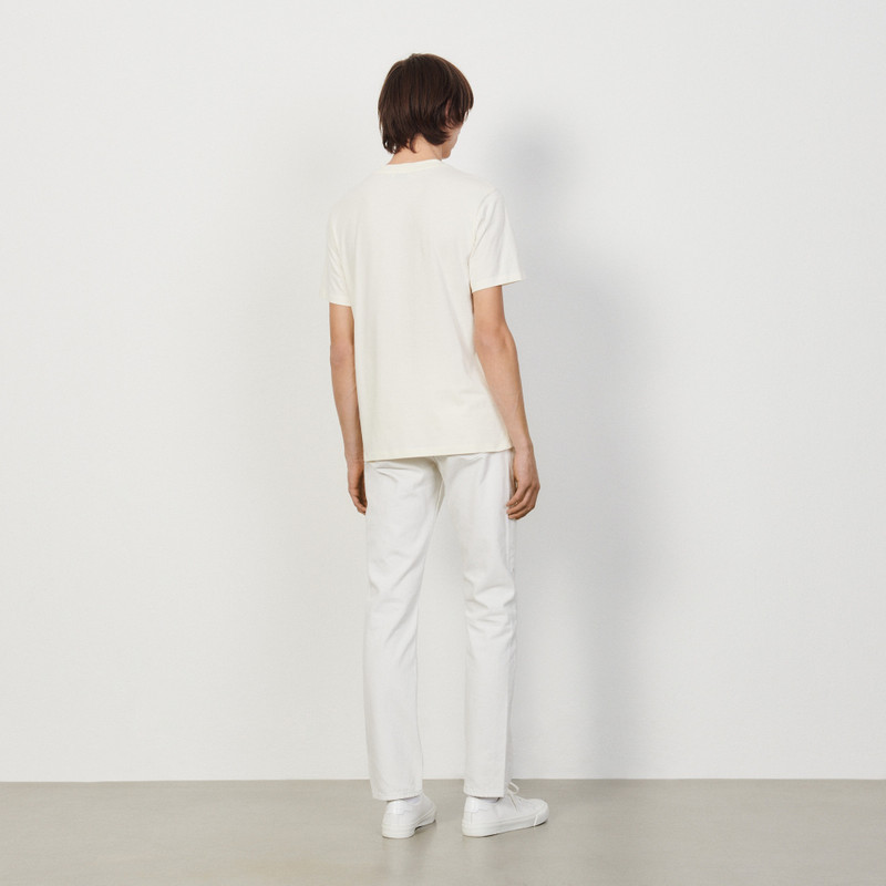 Cotton T-shirt with patch 3