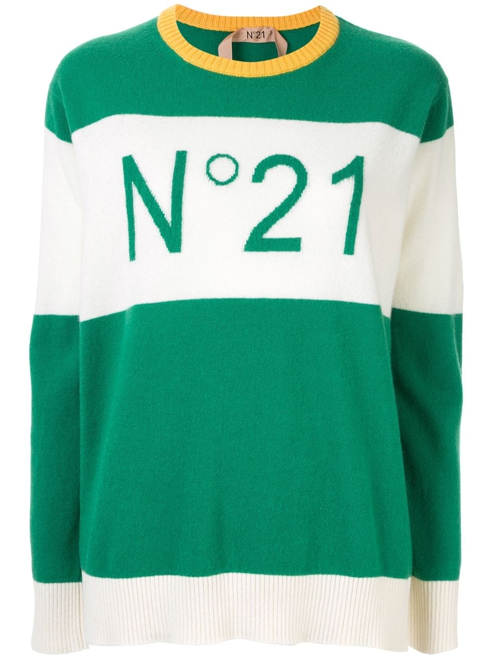 contrast panels logo jumper - 1