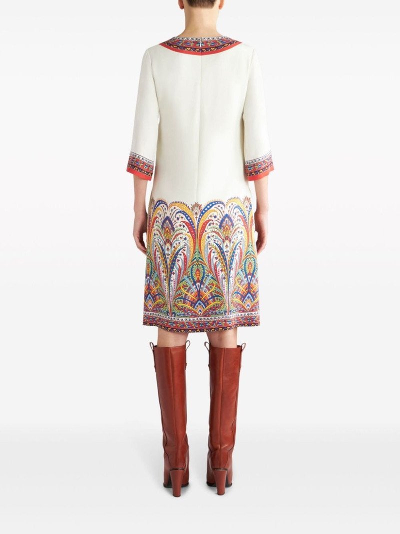 paisley-print cady dress 3