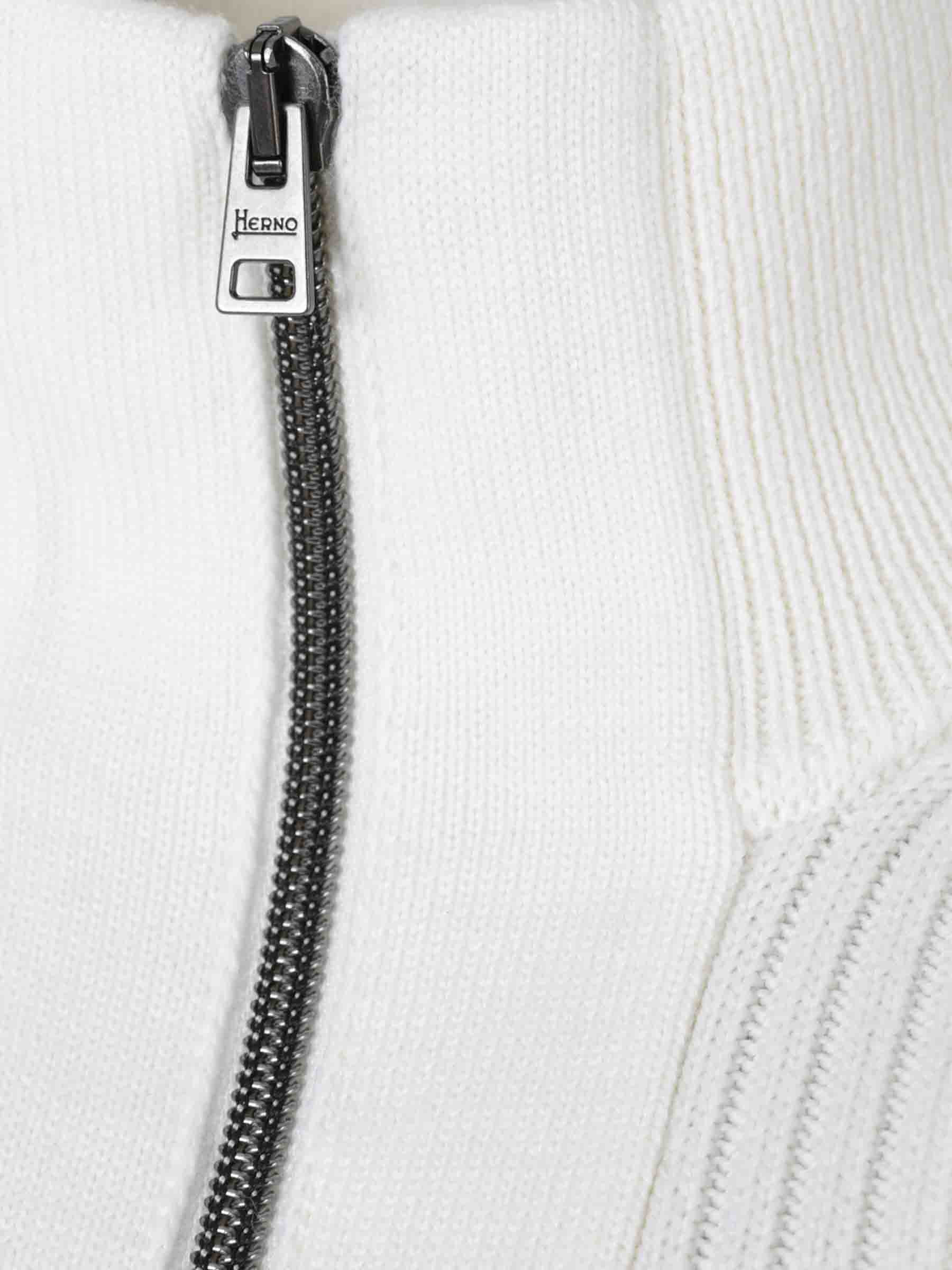 WOOL ZIP CARDIGAN - 3