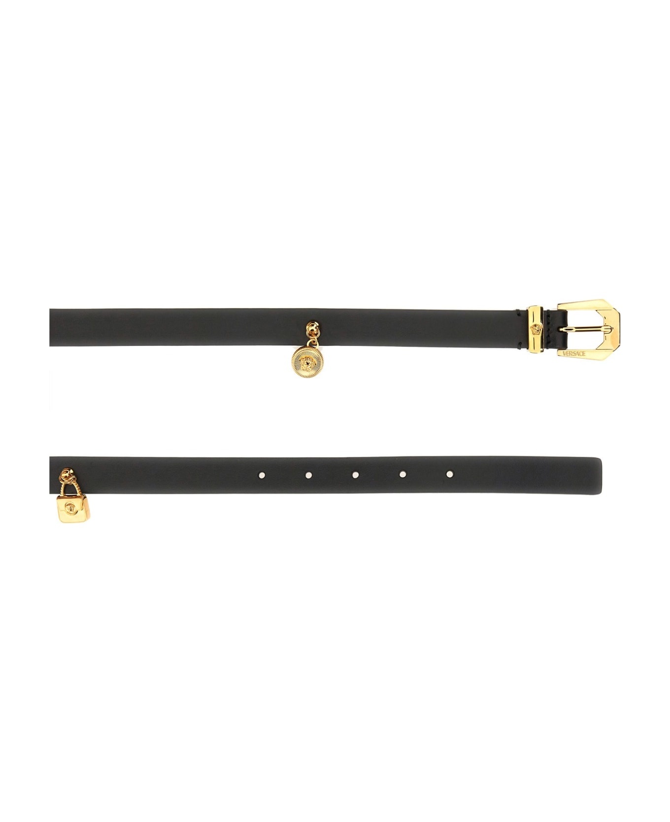 ベルト VERSACE FW23 HERITAGE JELLYFISH BELT (1012166_1A091271B00V) BLACK Versace HERITAGE JELLYFISH BELT (1012166) – LOZURI®
