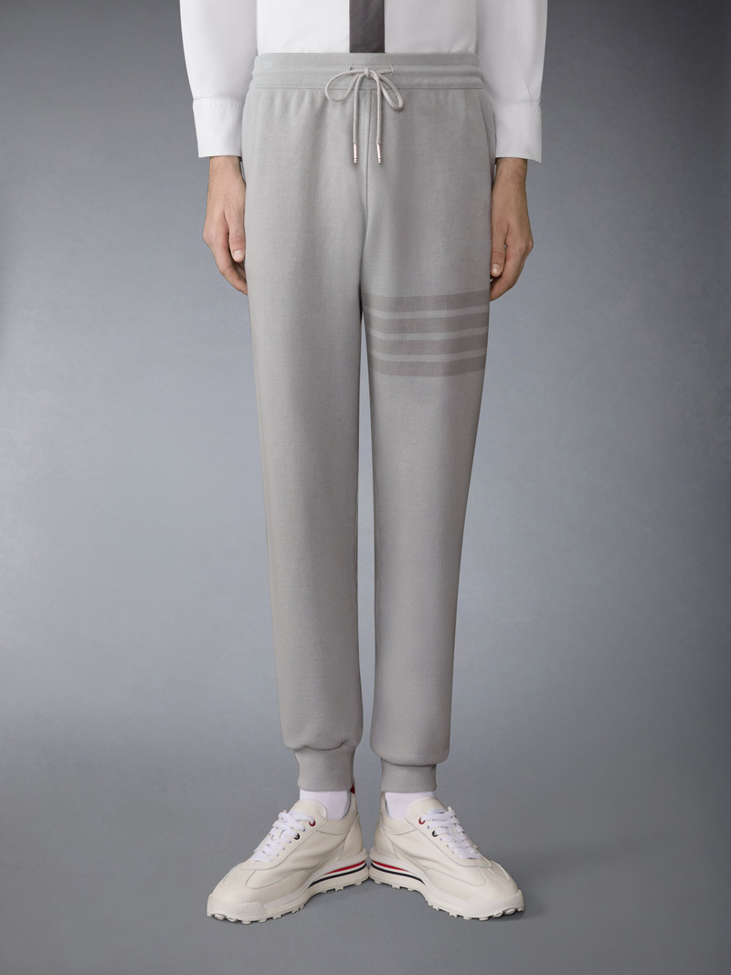 Thom Browne SOLID LOOPBACK OVERDYED 4-BAR SWEATPANTS outlook