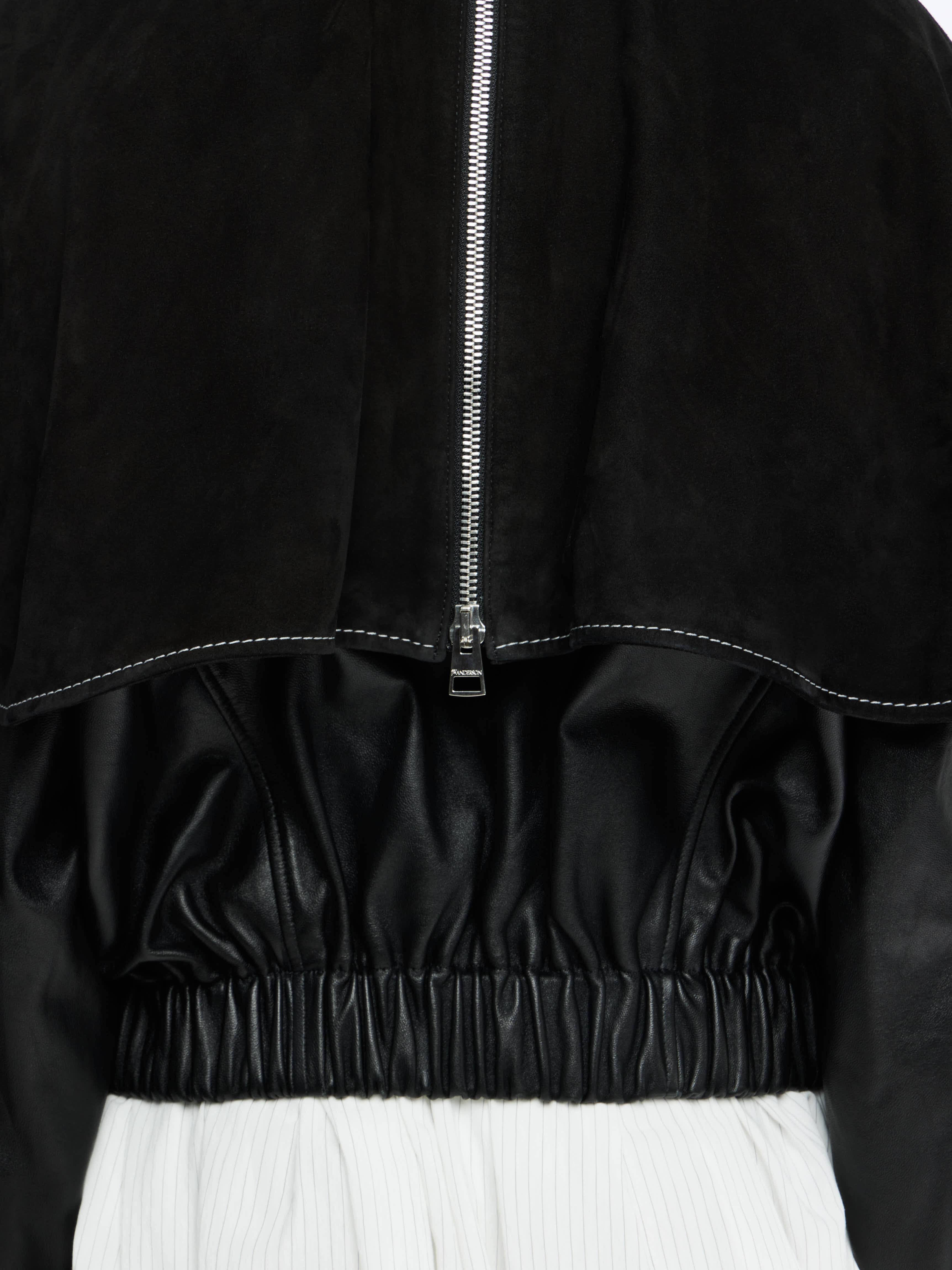 OVERSIZED COLLAR BOMBER JACKET - 5