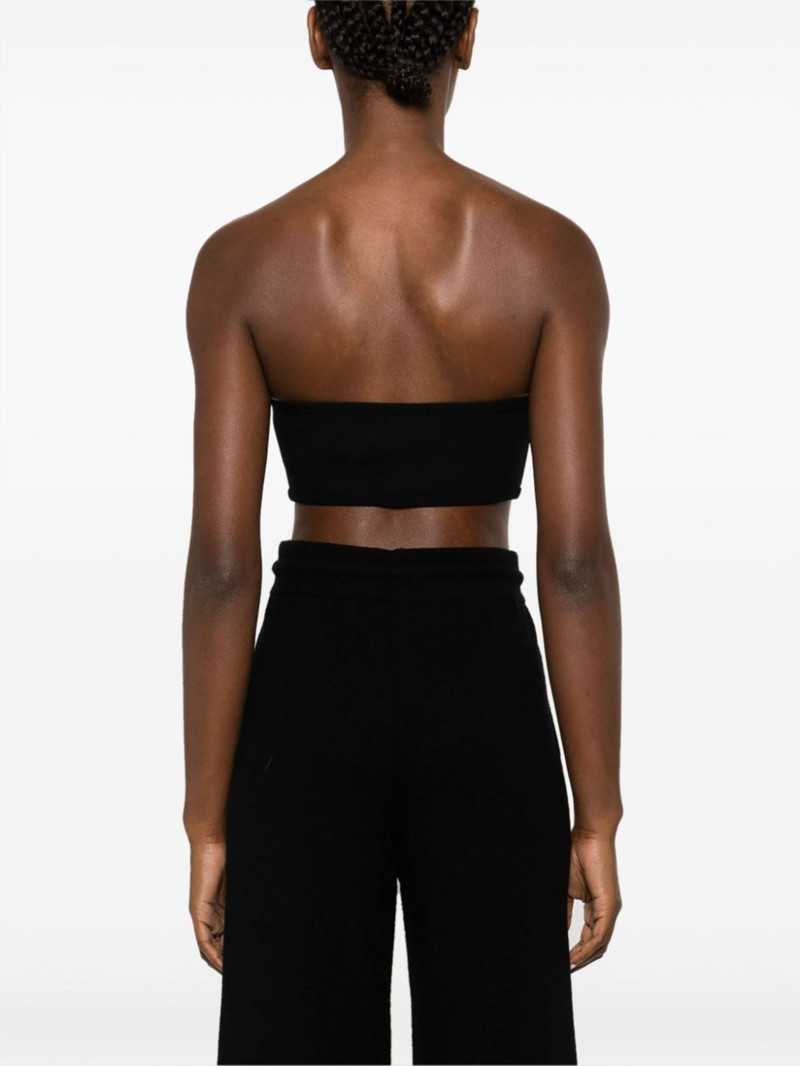 floral-embroidered studded cropped top 4
