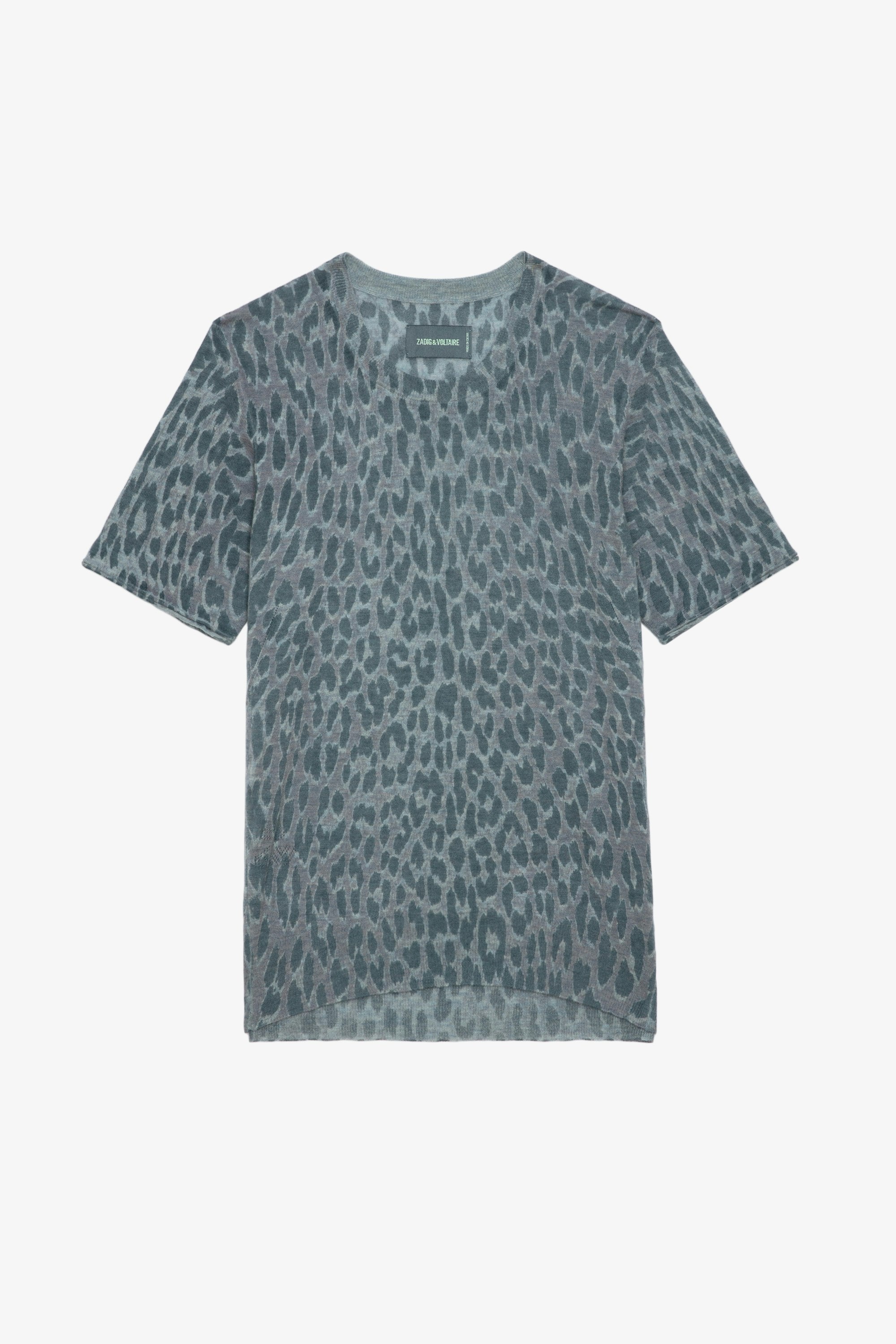 Ida Leopard Cashmere Jumper - 1