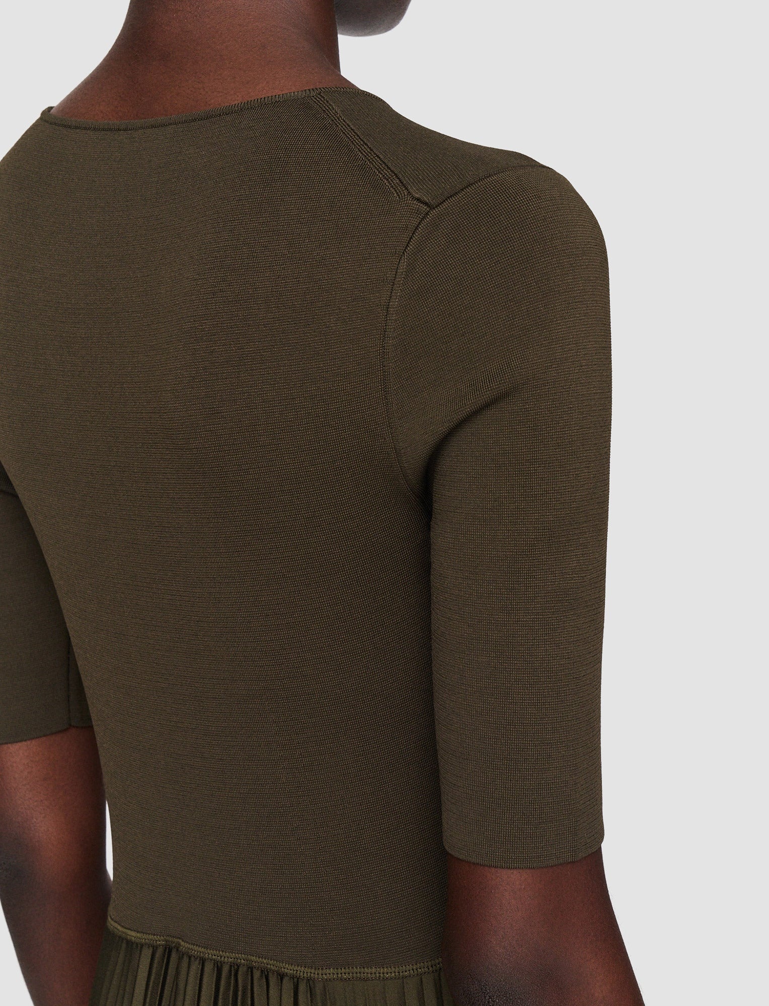 Knit Weave Plissé Darno Dress - 4