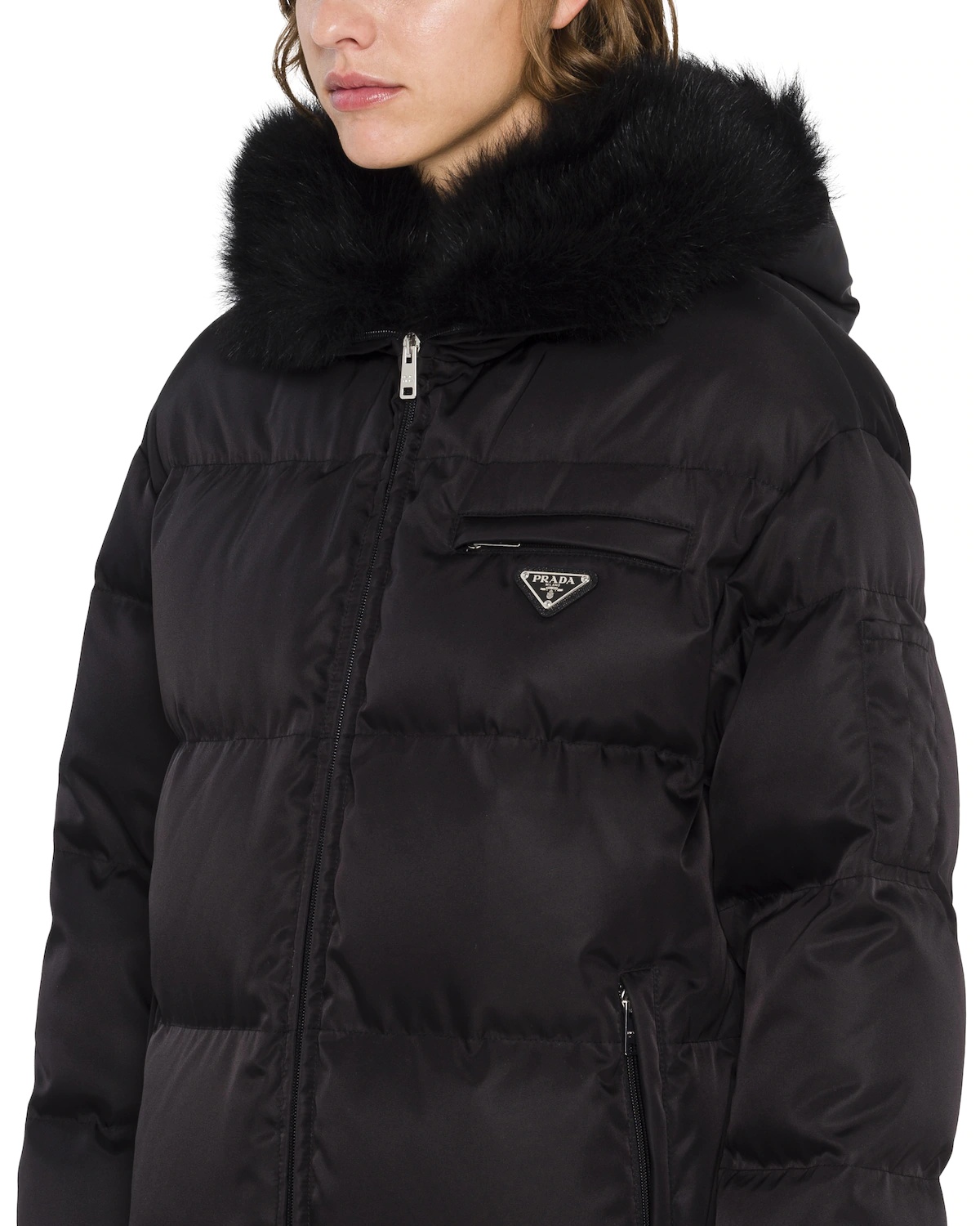 Re-Nylon gabardine puffer jacket - 5