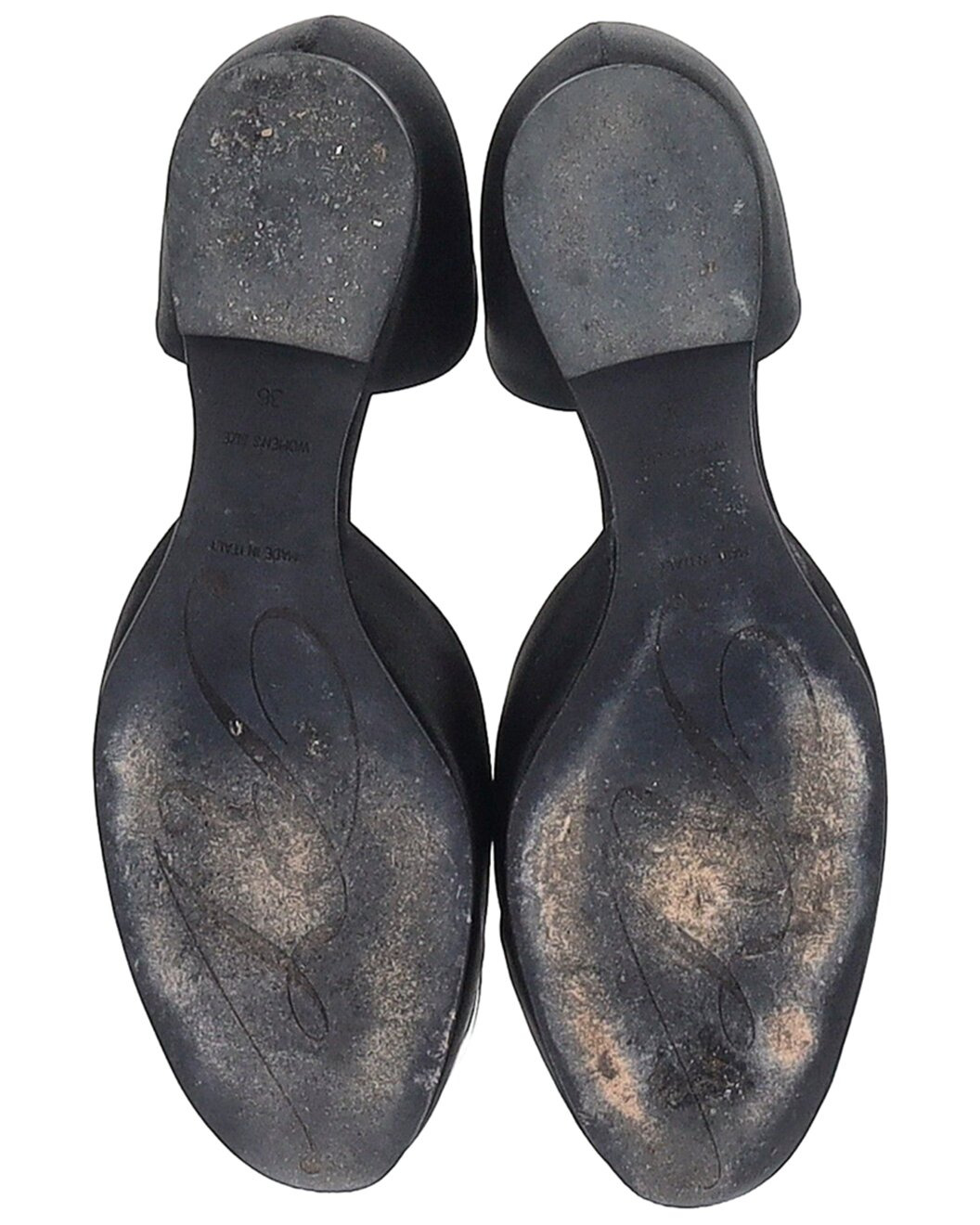 Roger Vivier Women's Satin Chips Prism Embellished Flat (Authentic Pre-Loved) - 3