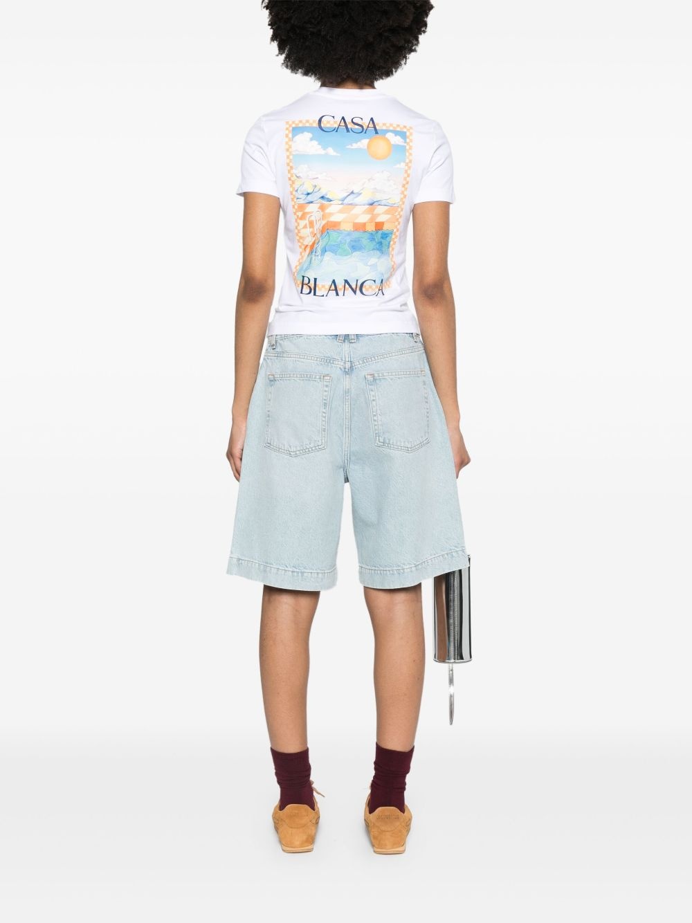 Surreal Pool-print T-shirt - 2