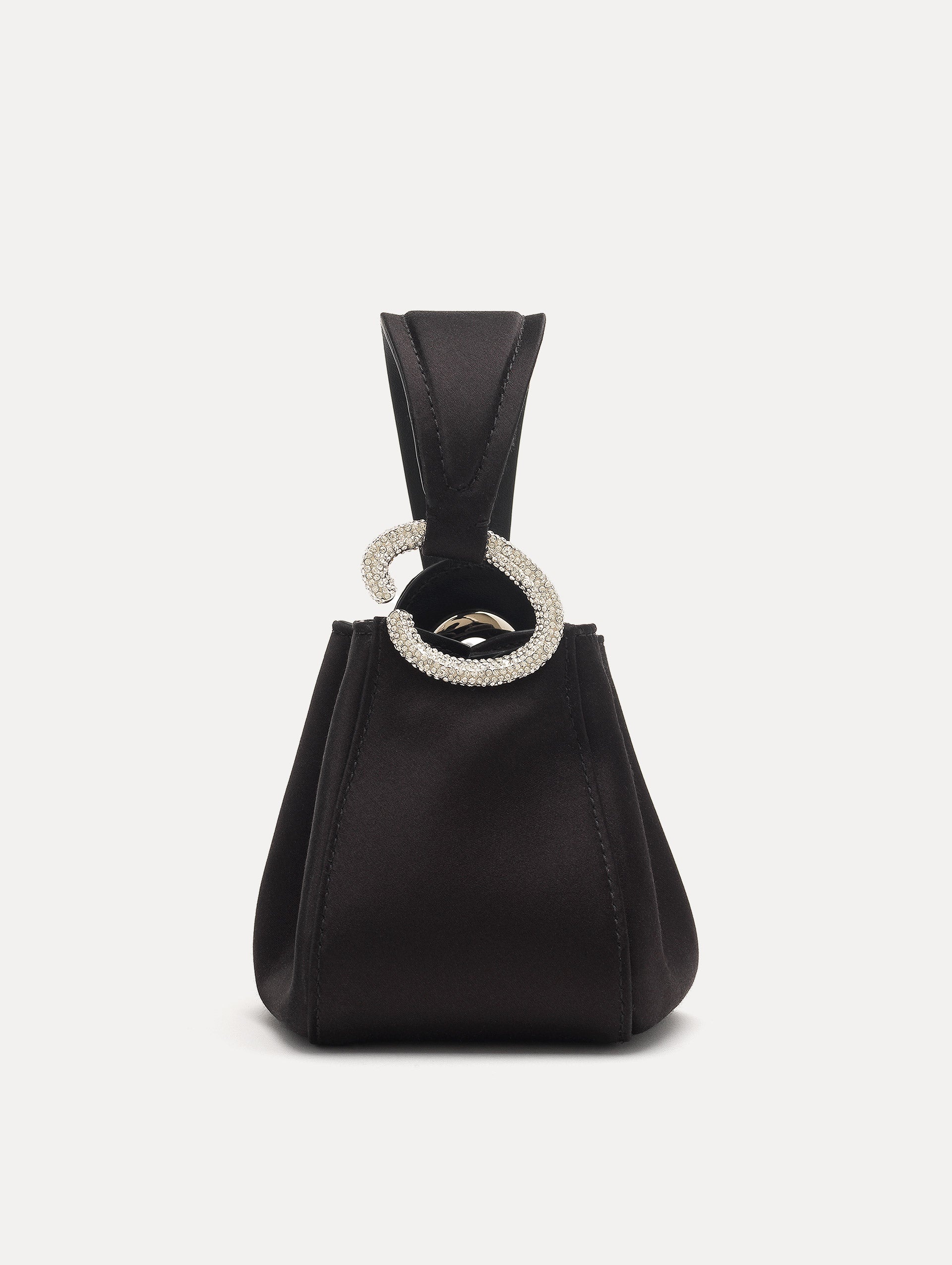 CRYSTAL PAVE NANO O HANDLE BAG - 4
