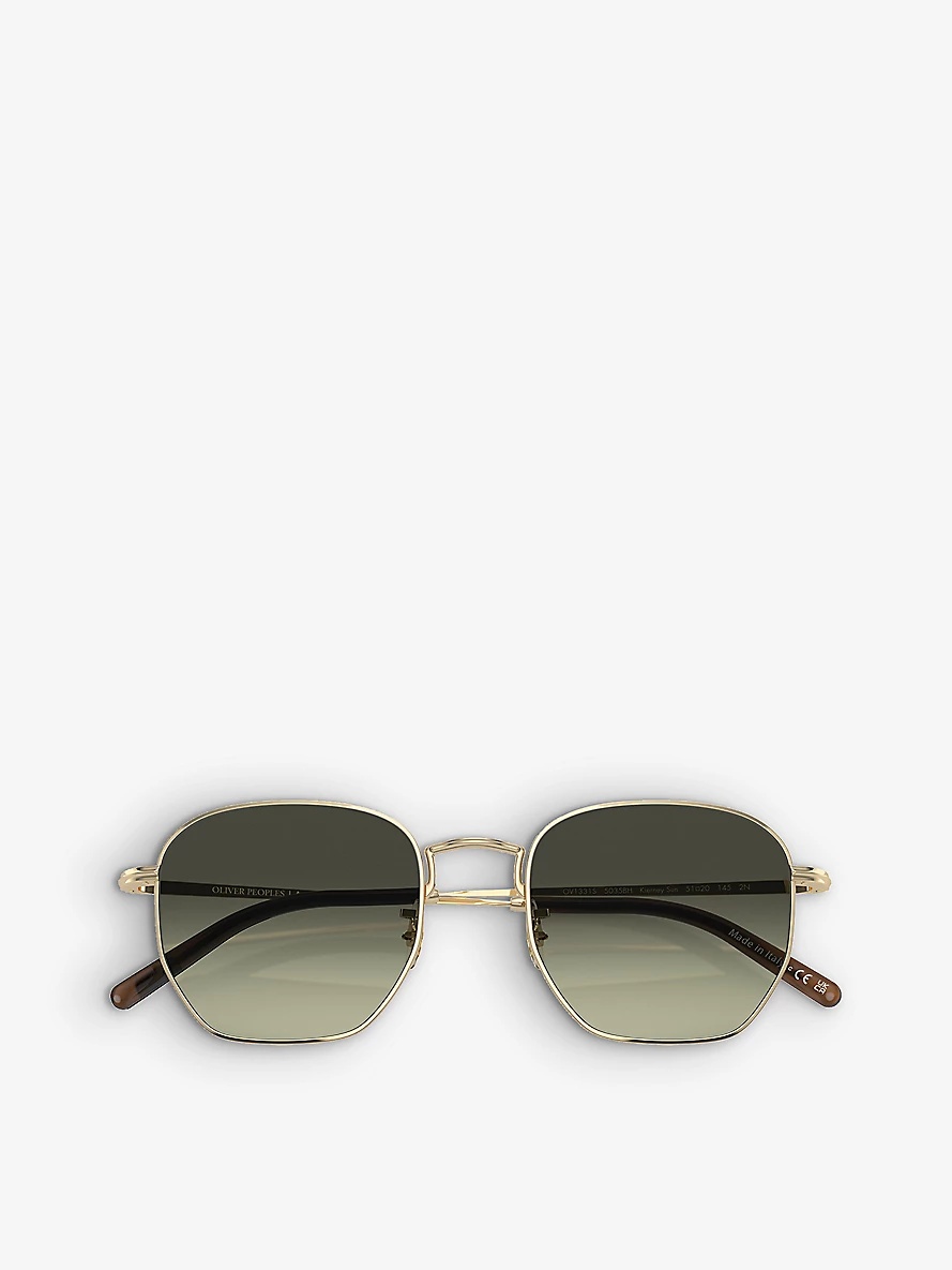 OV1331S Kierney hexagonal-frame metal sunglasses - 5