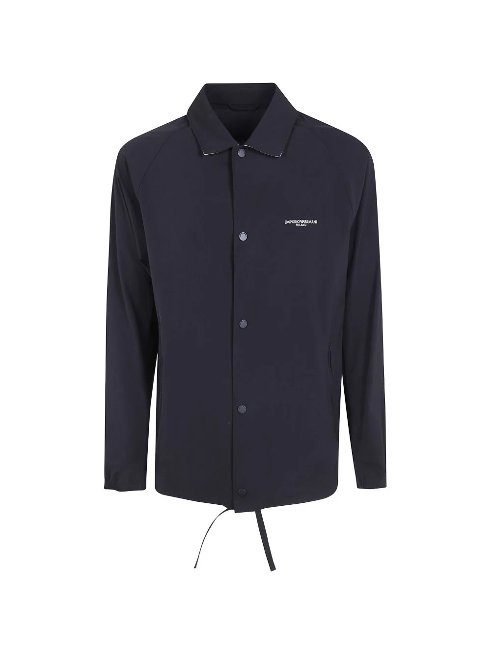 logo-print lightweight jacket - 1