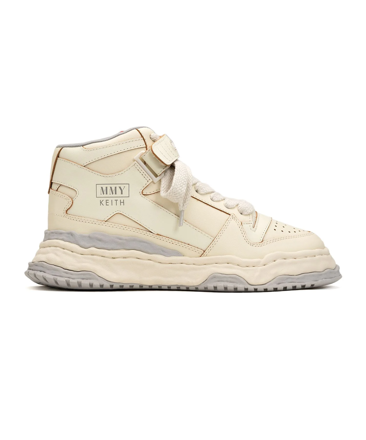 "KEITH" OG Sole Leather High-top Sneaker - 1