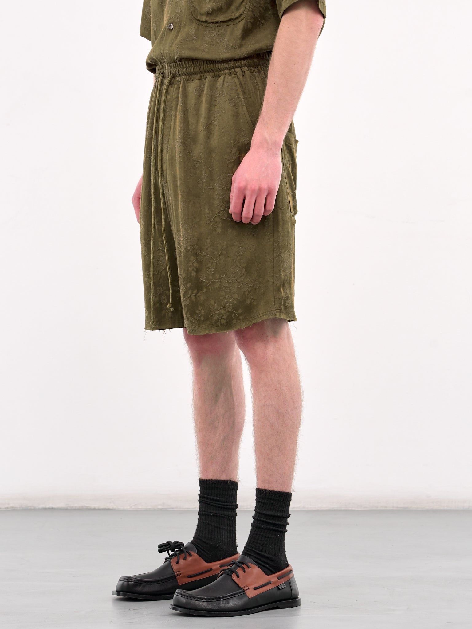 Raw Lined Elasticated Shorts - 2