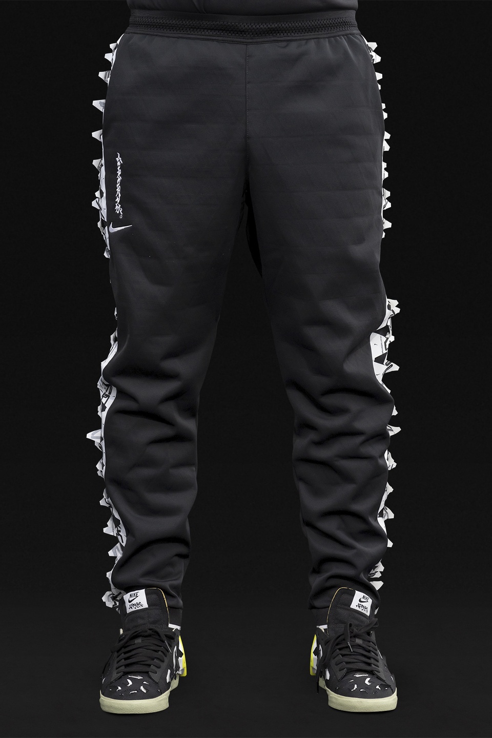 GGG-P1-010 Nike® Acronym® Track Pant Knit Black/White - 6